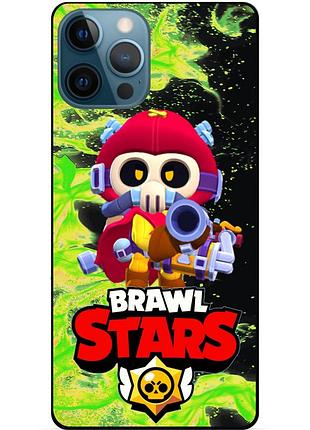 Силиконовый чехол с героем бравл старс brawl stars для xiaomi samsung motorola iphone zte oppo realme nokia корделиус 3