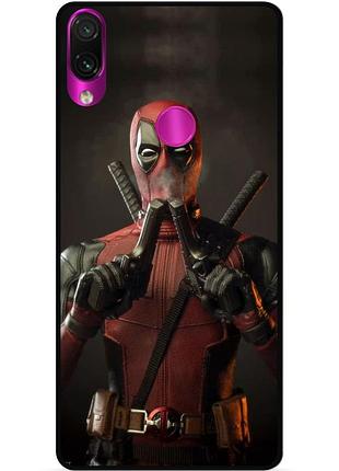 Силіконовий бампер чохол для huawei honor 10i з малюнком дедпул deadpool