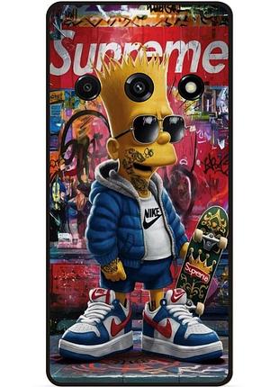 Чехол силиконовый бампер для samsung g530 g531 с рисунком барт симпсон marvel simpsons