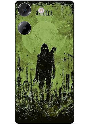 Силіконовий бампер чохол для tecno camon 20 pro з малюнком stalker сталкер