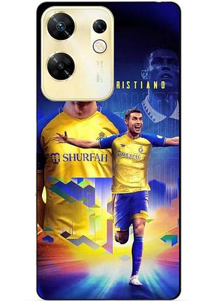 Чехол силиконовый бампер для infinix zero 30 4g с рисунком роналдо аль наср ronaldo