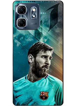 Силіконовий чохол бампер для infinix hot 50i (x6531b) з малюнком leo messi мессі
