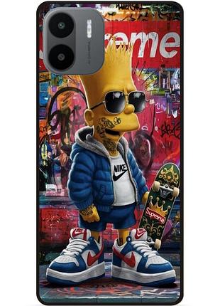 Чехол силиконовый бампер для xiaomi redmi a1 с рисунком барт симпсон marvel simpsons