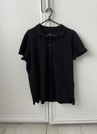 Поло чорне жіноче черное женское c&a xl