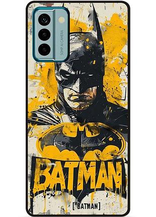 Чехол силиконовый бампер для nokia g22 с рисунком batman dc бэтмен