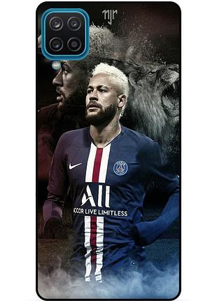 Силиконовый бампер чехол для samsung a22 с рисунком neymar неймар