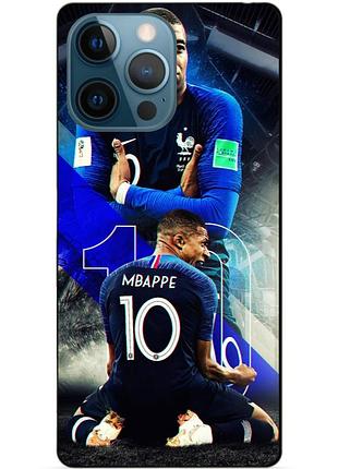 Силиконовый бампер чехол для iphone 11 pro с рисунком mbappe франция мбаппе