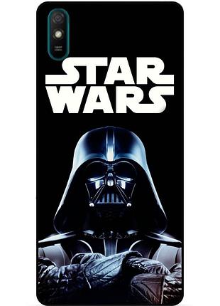 Силиконовый бампер чехол для huawei y5 2019 с рисунком star wars звездные войны дарт вейдер
