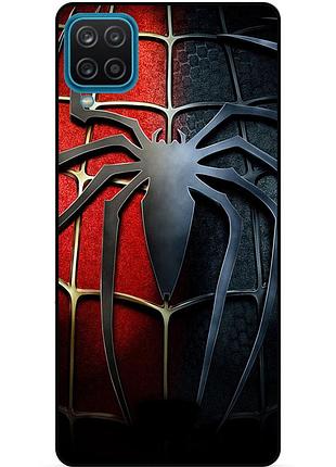 Силиконовый бампер чехол для samsung a22 с рисунком человек паук spider man