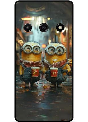 Силіконовий чохол бампер для samsung j3 j320 з малюнком міньйони minion