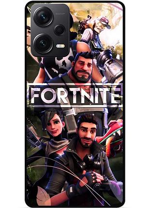 Силіконовий чохол бампер для xiaomi redmi note 12 pro 5g з картинкою фортнайт fortnite