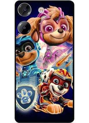 Чехол силиконовый для tecno camon 20 pro щенячий патруль