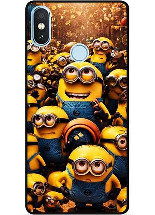 Силиконовый чехол бампер для xiaomi mi a2 lite с рисунком миньоны minion 2, xiaomi mi a2 lite