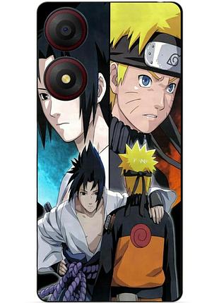 Чехол силиконовый бампер для zte blade a34 с рисунком наруто узумаки naruto
