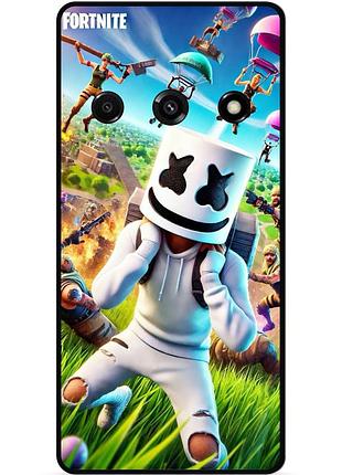 Силіконовий чохол бампер для samsung j7 j710 з малюнком фортнайт fortnite