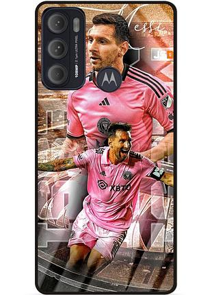 Силіконовий чохол бампер для motorola moto g60 з малюнком мессі интер messi