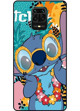 Силіконовий бампер чохол для xiaomi redmi note 9s з малюнком стіч stitch