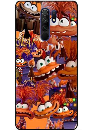 Силіконовий чохол бампер для xiaomi redmi 9 з малюнком головоломка