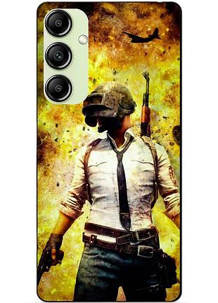 Силіконовий чохол бампер для samsung s21 з малюнком пабг pubg