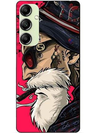 Силіконовий чохол бампер для samsung s21 з малюнком дід хіпстер
