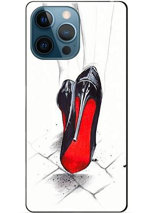 Силіконовий чохол бампер для iphone 14 pro з малюнком туфлі