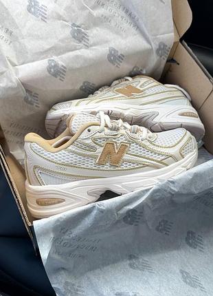 Стильні жіночі кросівки new balance 740 white/yellow