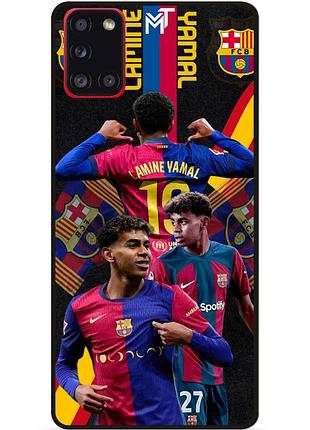 Силіконовий чохол бампер для samsung m51 з малюнком ламин ямаль lamine yamal barcelona