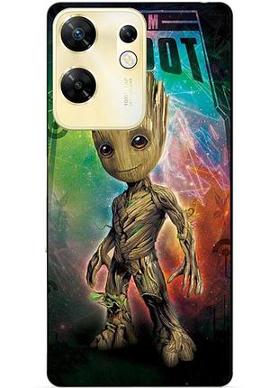 Силіконовий чохол бампер для infinix zero 30 4g з малюнком groot грут стражі галактики