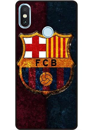 Силіконовий чохол бампер для xiaomi mi 8 з малюнком барселона barcelona