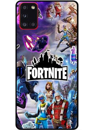 Силиконовый чехол бампер для samsung a41 игра fortnite фортнайт