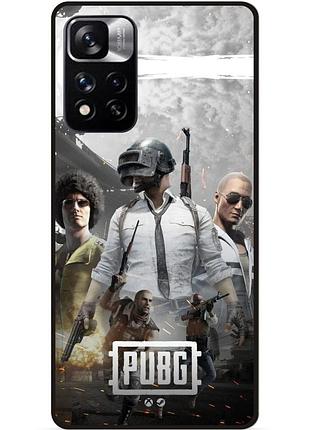 Силіконовий чохол бампер для xiaomi redmi note 11 pro plus 5g з малюнком пабг pubg