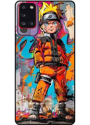 Силіконовий бампер чохол для samsung m30s з малюнком наруто аниме marvel naruto