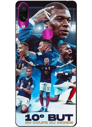 Силіконовий бампер чохол для huawei honor 10i з малюнком мбаппе франція mbappe