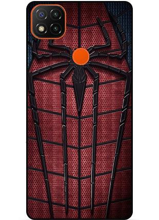 Силіконовий чохол бампер для xiaomi redmi 9c з картинкою людина-павук spider man