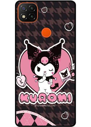 Силіконовий бампер чохол для xiaomi redmi 9c з малюнком kuromi куроми