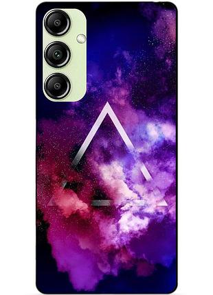 Чехол силиконовый бампер для samsung s21 plus с рисунком космос галактика