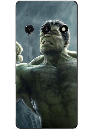 Чехол силиконовый бампер для xiaomi redmi a3 с рисунком халк marvel hulk