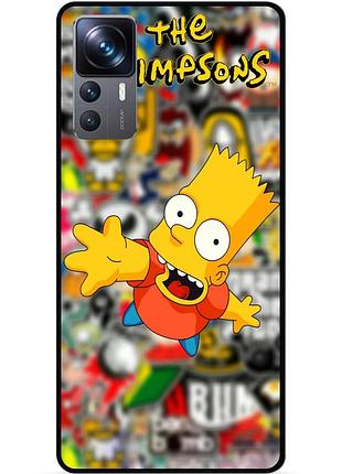 Силіконовий чохол бампер для xiaomi 12t з малюнком стикери гравіті фолз футурама маріо