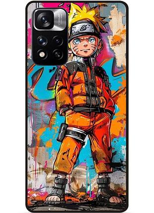 Силіконовий бампер чохол для xiaomi redmi note 11 pro plus 5g з малюнком наруто аниме marvel naruto