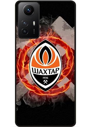 Чехол силиконовый бампер для xiaomi redmi note 12s с рисунком шахтер донецк