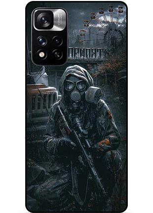 Силіконовий бампер чохол для xiaomi redmi note 11 pro plus 5g з малюнком stalker сталкер