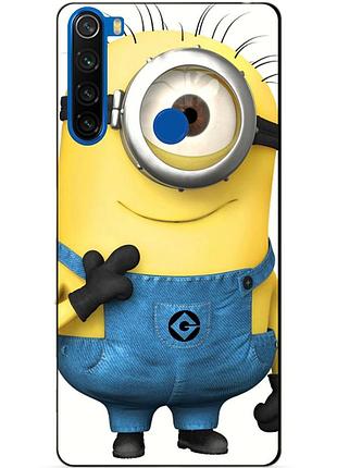 Силиконовый бампер чехол для xiaomi redmi note 8t с рисунком миньон кевин minion