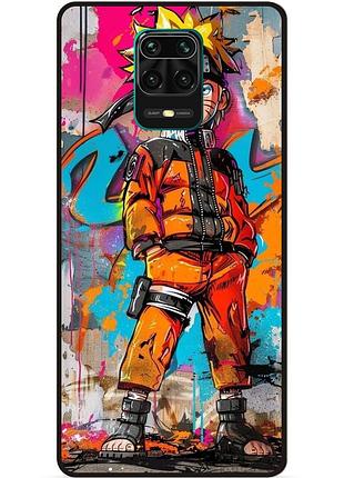 Чехол силиконовый бампер для xiaomi redmi note 9 pro с рисунком наруто аниме marvel naruto