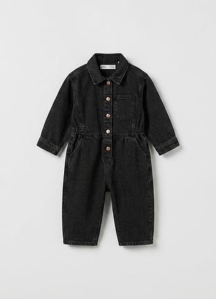 Новий джинсовий комбінезон для дівчинки zara