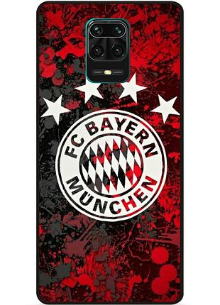 Силіконовий чохол бампер для xiaomi redmi note 9 pro з малюнком bayern бавария мюнхен