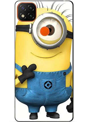 Силіконовий чохол бампер для xiaomi redmi 9c з малюнком міньйон кевін minion