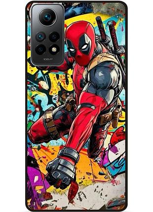 Силіконовий бампер чохол для xiaomi poco x4 pro 5g з малюнком deadpool marvel дэдпул