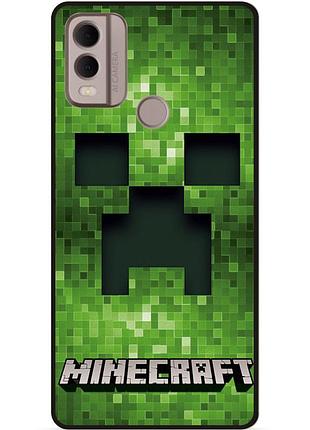 Силіконовий чохол бампер для nokia c22 гра minecraft майнкрафт