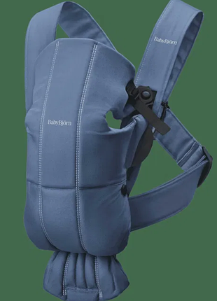 Рюкзак-кенгуру для немовлят babybjorn mini vintage indigo