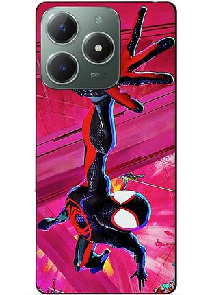 Силіконовий чохол бампер для infinix smart 8 plus (x6526) з малюнком spider man людина-павук